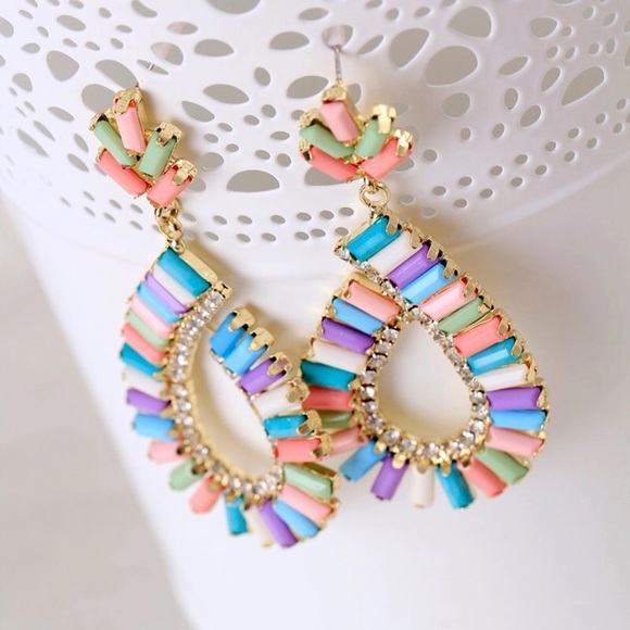 Multicolor Earrings - Picture 2 of 4